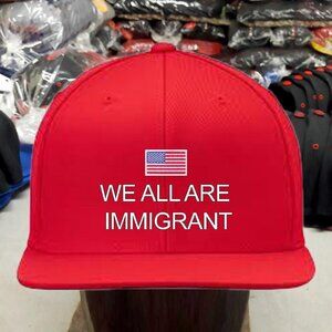 WE ALL ARE IMMIGRANT MEN'S CAP